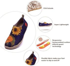 img 2 attached to UIN Sunflower Men's Sneakers: Lightweight Comfort for Loafers & Slip-Ons