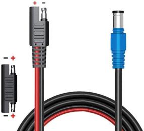 img 4 attached to 🔌 JoinWin MFG SAE to 8mm Adapter Cable - 47.2inch/1.2M Length - Works with GZ Yeti Portable Power Stations and Solar Panels - Ideal for Solar Charge Controllers