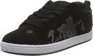 dc court graffik black 16uk men's shoes in athletic logo