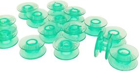 img 1 attached to 🧵 YEQIN 20pcs Green Bobbins for Viking Designer Platinum Lily, Series White Home Pfaff - Model #4125615-45, #4123078-G, #4131825-45