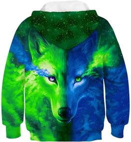 img 1 attached to GLUDEAR Animal Sweatshirts for Boys - 👕 Fashion Hoodies & Pullover Hoodies in Boys' Clothing