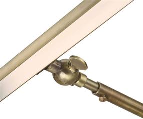 img 2 attached to Westinghouse Lighting 14 Inch 4 Watt Adjustable LED Picture Light | Decorative Hinge | Antique Brass Finish | 3000K