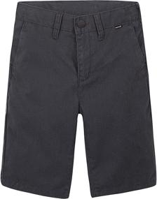 img 2 attached to 👖 High-quality Hurley Boys Only Walkshort Black for Stylish Boys' Clothing