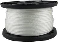 π industrial grade 1/4 inch knotrite nylon rope - 500 foot spool - high uv and abrasion resistance logo