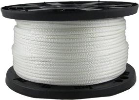 img 4 attached to 🔒 Industrial Grade 1/4 Inch Knotrite Nylon Rope - 500 Foot Spool - High UV and Abrasion Resistance