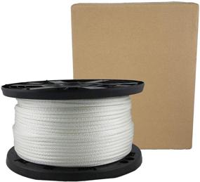 img 3 attached to 🔒 Industrial Grade 1/4 Inch Knotrite Nylon Rope - 500 Foot Spool - High UV and Abrasion Resistance