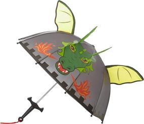 img 3 attached to 🐉 Dragon Knight Umbrellas for Boys by Kidorable