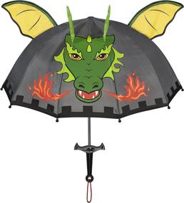 img 4 attached to 🐉 Dragon Knight Umbrellas for Boys by Kidorable