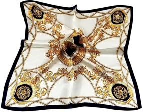 img 2 attached to LuxMint Collections Mulberry Neckerchief Neckerchiefs Women's Accessories
