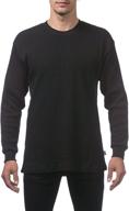 🧥 premium pro club men's heavyweight cotton long sleeve thermal top: exceptional winter warmth and comfort logo