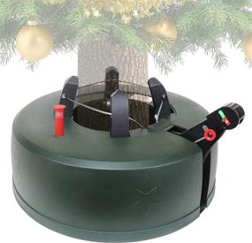 img 4 attached to 🎄 Sturdy Christmas Tree Stand with Water Reservoir and Fast Clamp - Perfect for 7ft Trees (13.4 inch Diameter)