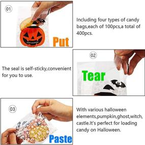 img 2 attached to Halloween Bags，Self Cellophane Bags Biscuit Decoration