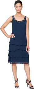 img 2 attached to Fashions Womens Embellished Tiered Regular Women's Clothing in Dresses