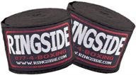 🥊 black ringside cotton handwraps – premium standard boxing gear логотип