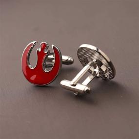 img 2 attached to CENWA Cufflinks Rebel Alliance Jewelry