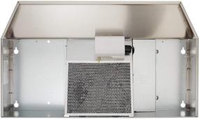 img 3 attached to 🔍 Stainless Steel Under-Cabinet Ductless Range Hood Insert by Broan-NuTone - 24-Inch, Non-Ducted