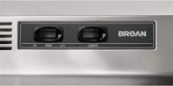 🔍 stainless steel under-cabinet ductless range hood insert by broan-nutone - 24-inch, non-ducted logo