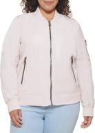 levis womens bomber contrast pockets women's clothing for coats, jackets & vests logo