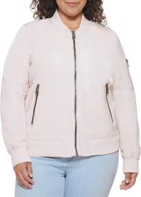 img 4 attached to Levis Womens Bomber Contrast Pockets Women's Clothing for Coats, Jackets & Vests