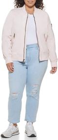 img 1 attached to Levis Womens Bomber Contrast Pockets Women's Clothing for Coats, Jackets & Vests