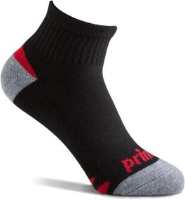 img 2 attached to Prince Boys' Athletic Ankle Socks - Cushioned Quarter Length for Active Kids (6 Pairs)