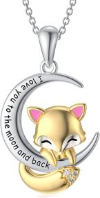 img 4 attached to Dainty RMREWY Animal Necklace: Sterling Silver Charm Jewelry for Women - Cute & Delicate Pendant, Perfect Birthday/Graduation Gift for Her - Girlfriend, Mom