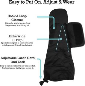 img 1 attached to 🧤 Waterproof Thinsulate Mittens for Boys: NIce Caps - Ultimate Outdoor Accessories