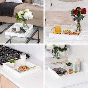 img 1 attached to 🍽️ KPKitchen Stylish Coffee Table Tray