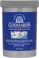 🏺 18 oz goddard's silver polish - tarnish remover with convenient sponge applicator logo