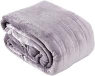 🔥 stay cozy in style with the westerly electric heated throw blanket in purple logo