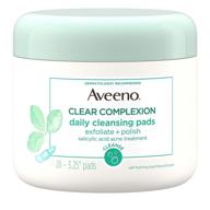 🧖 aveeno active naturals clear complexion daily cleansing pads, 28 count (2 pack) logo