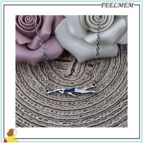 img 2 attached to 🏊 Swimming Gift Necklace Swimmer Pendant Charm for Girls, Swimming Jewelry Swim Team Necklace – Perfect Gift for Swimming Lovers