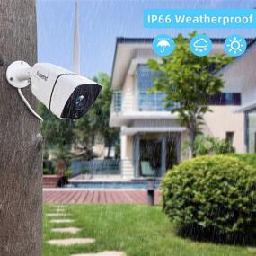 img 1 attached to 📷 Enhanced Wireless Security Camera System: Firstrend 1080P, 8CH NVR, 4 Camera Kit with 2TB Hard Drive, Night Vision, Motion Detection, Weatherproof Outdoor/Indoor Surveillance
