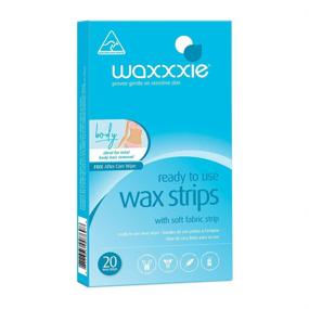 img 1 attached to 🪒 Leg & Total Body Waxing Strips - Convenient Ready-To-Use Waxing Strips with Free After Care Wipe - 20 Count