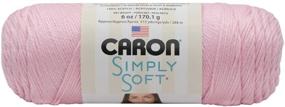 img 1 attached to 🧶 Превосходная пряжа Caron Simply Soft Yarn Solids (3 упаковки) Розовый H97003-9719 - роскошно мягкая и универсальная ремесленная пряжа