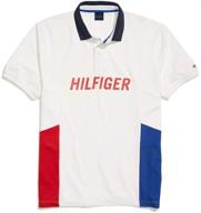 tommy hilfiger adaptive magnetic white pt men's clothing in shirts logo