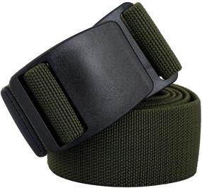 img 4 attached to 👖 Elastic Military Stretch Tactical Men's Belts for Sporty Style and Functionality