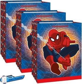 img 4 attached to 🎁 Великолепный набор подарочных пакетов Ultimate Spiderman для детского праздника, дня рождения мальчика, кинособытия, Рождества и Хэллоуина