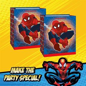 img 3 attached to 🎁 Великолепный набор подарочных пакетов Ultimate Spiderman для детского праздника, дня рождения мальчика, кинособытия, Рождества и Хэллоуина