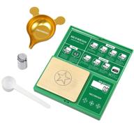 📏 digital reloading scale, 1500 grains x 0.1 grains, powder scale for reloading, archery & arrow scale, 100g by 0.01g, metal pan, powder scoop, 50g calibration weight - batteries included logo