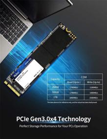 img 2 attached to 💽 Netac 1TB NVMe M.2 2280 PCIe Gen 3x4 Внутренний SSD - Супербыстрая скорость чтения до 1700MB/s - Твердотельный накопитель 3D NAND