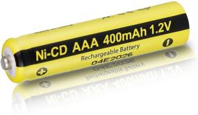 img 1 attached to Pack of 10 AAA NiCd Rechargeable Batteries 1.2V for Solar Lights in Garden Landscaping