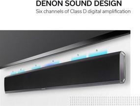 img 2 attached to 🎵 Denon DHT-S716H Home Theater Soundbar with TrueHD Surround Sound, Bluetooth, HEOS & Amazon Alexa Compatibility, Quick Setup - Includes All Cables, Black