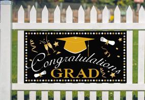 img 2 attached to 🎓 Stunning Graduation Backdrop Banner Decorations: Must-Have Supplies for 2022 Grad Parties - Capture Memorable Photos with Congrats Photo Booth Prop, Ideal for Indoor/Outdoor Decor!