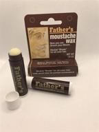 🧔 father's moustache wax neutral - 4 pack: perfect for all hair colors, convenient pocket-sized leak proof tubes. get 4 packs at checkout! logo