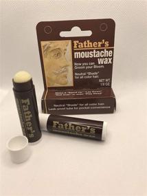 img 4 attached to 🧔 Father's Moustache Wax Neutral - 4 Pack: Perfect for All Hair Colors, Convenient Pocket-Sized Leak Proof Tubes. Get 4 packs at Checkout!