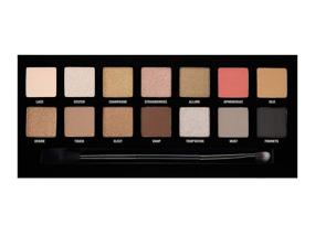 img 2 attached to 💄 W7 Seduced Pressed Pigment Palette: Cream Mattes, Metallic Shimmers - Delicate Nudes, Golds, Pinks, and Smokes, Cruelty-Free, Vegan Makeup for Women