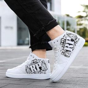 img 3 attached to 👟 Fashionable Outdoor Walking Men's Shoes: Graffiti Style Sneakers for Trendy Individuals