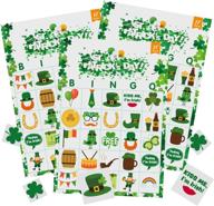 miss fantasy st. patrick's day bingo game - irish party game for st. patty's 🍀 day celebrations - fun favor supplies for women, men, and kids - up to 24 players логотип