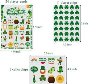 img 2 attached to MISS FANTASY St. Patrick's Day Bingo Game - Irish Party Game for St. Patty's 🍀 Day Celebrations - Fun Favor Supplies for Women, Men, and Kids - Up to 24 Players